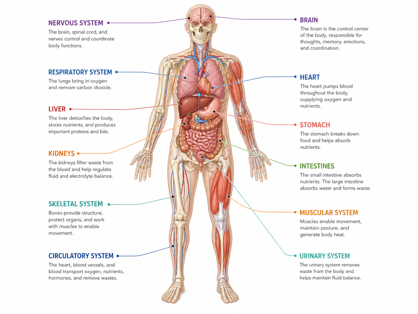 Human Anatomy Diagram Generator