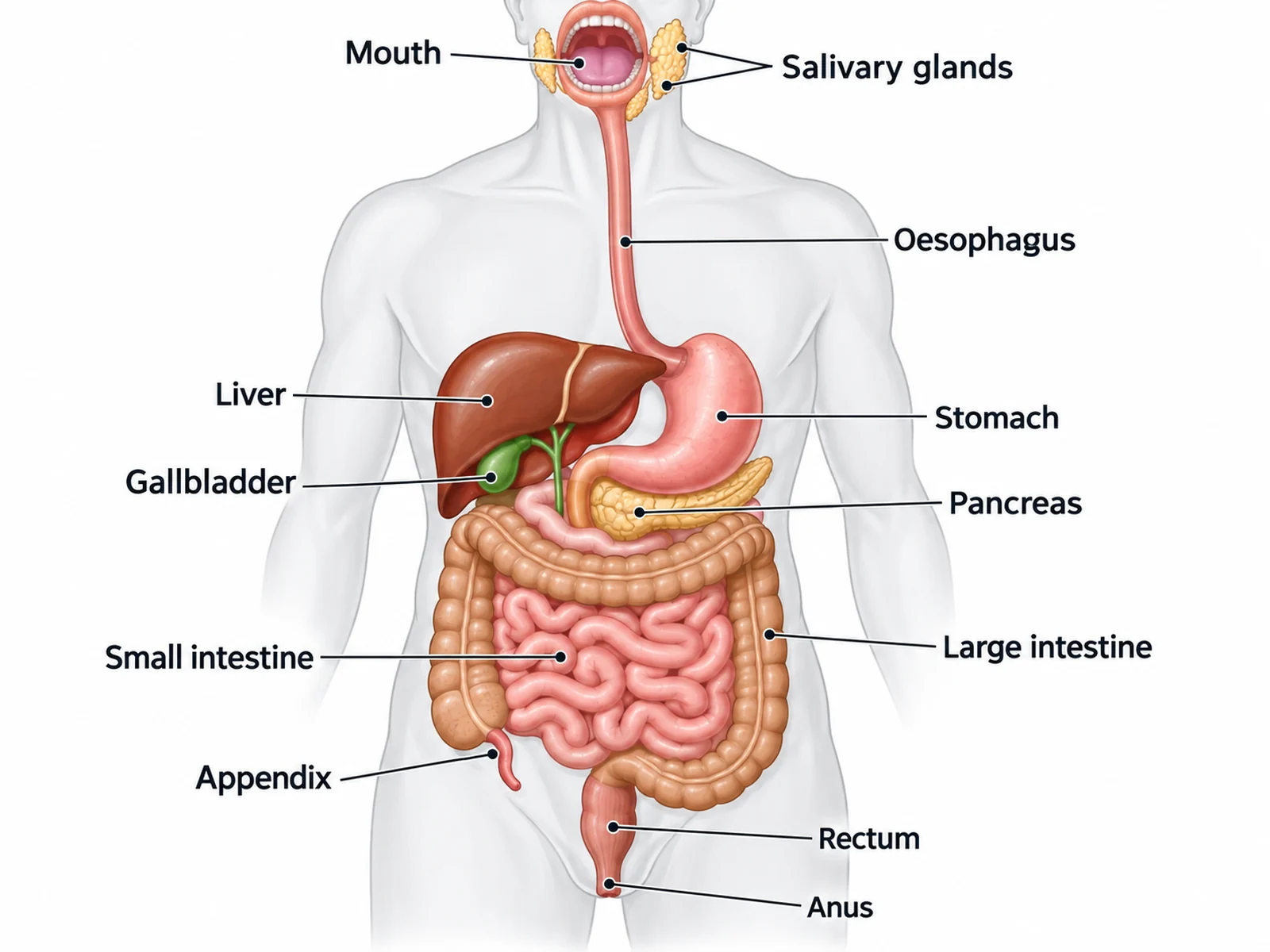 Digestive System Diagram preview