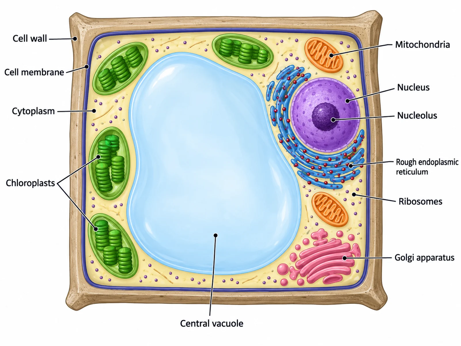Plant Cell Diagram Generator preview